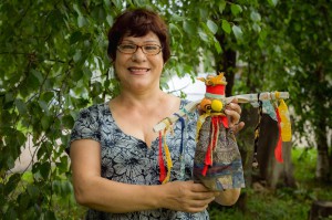 Ольга Литвинова с куклой