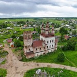 Варницы церковь с высоты летом