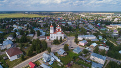 Тотьма сверху